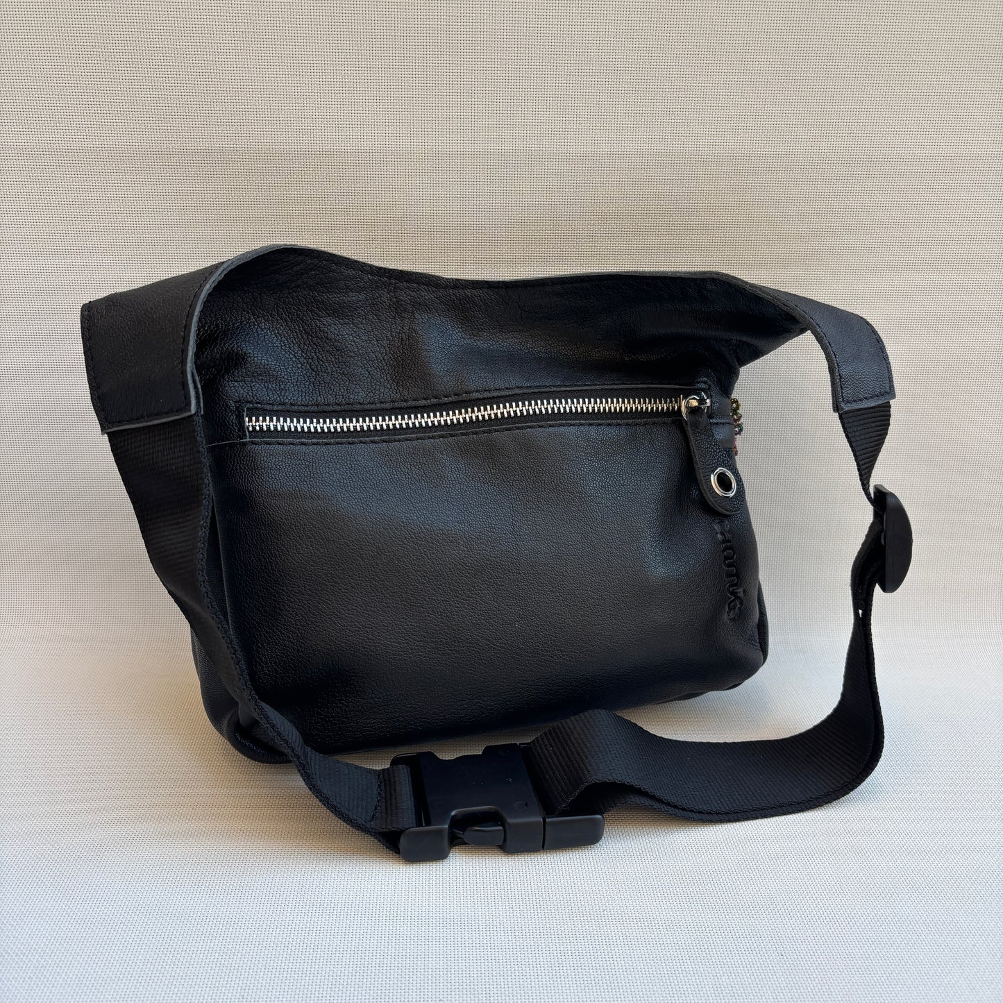 BioCuir Classic Black &amp; Silver BioCuir® Natural Leather Exclusive Piece No. 6678