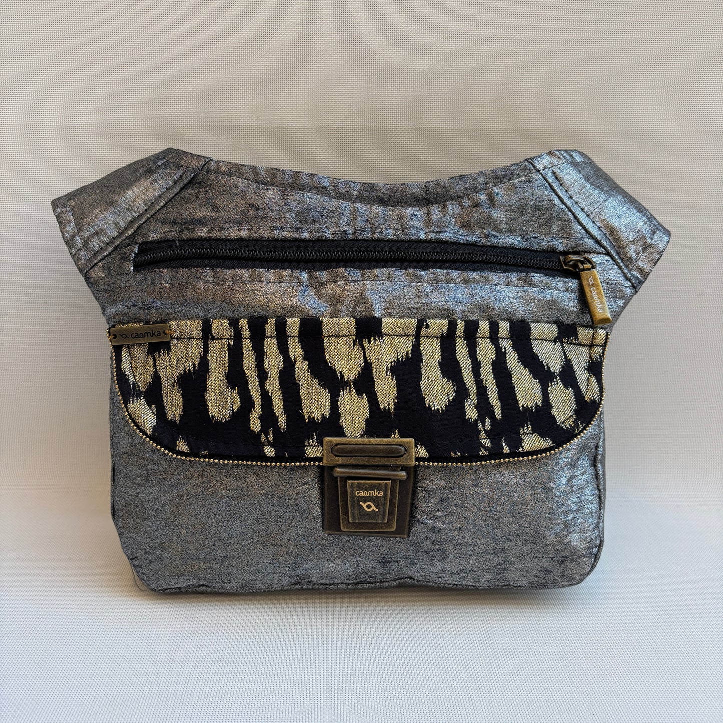 Riñonera "Elegant India" + Bolsillo trasero con cremallera · Pieza Única Núm. 18615