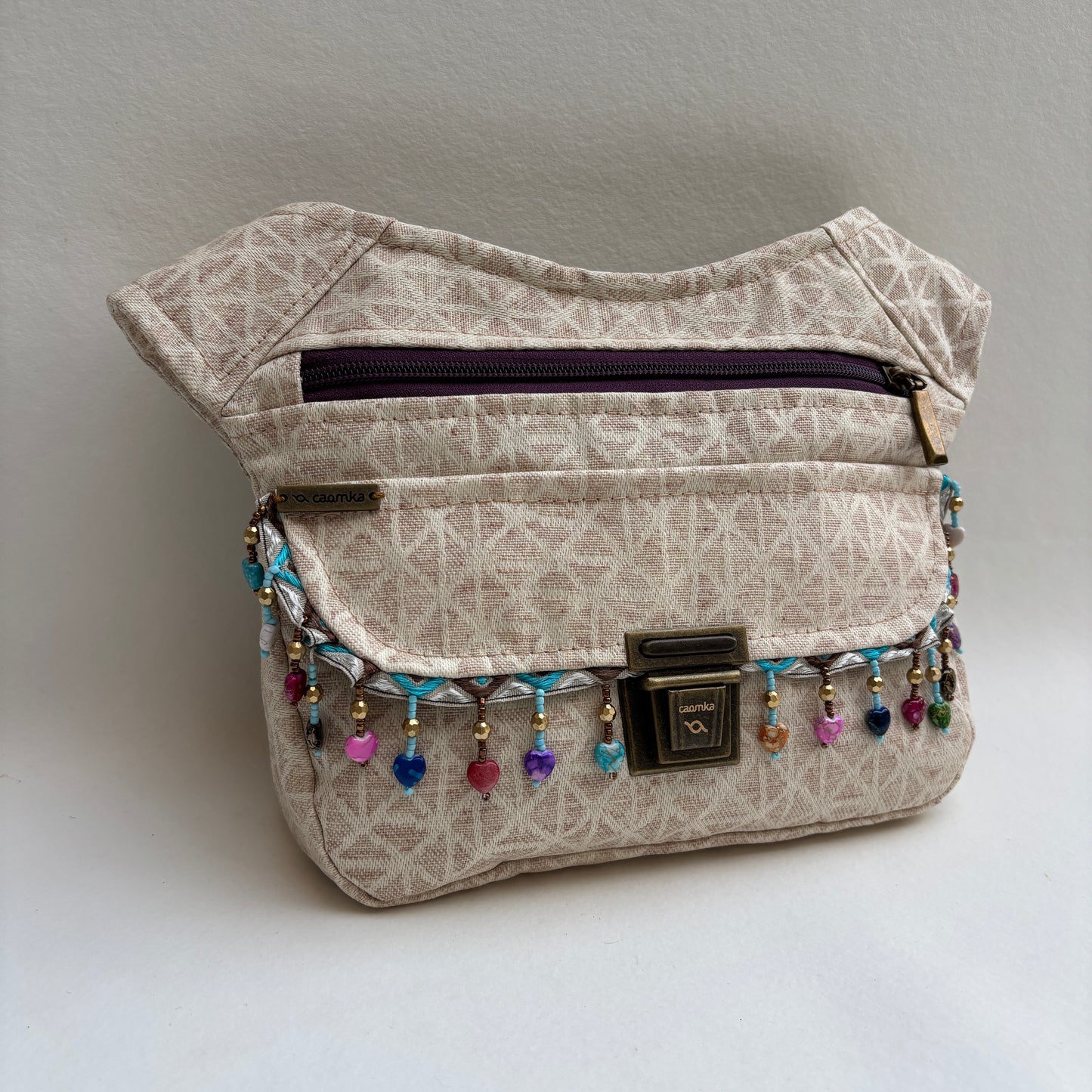 Riñonera "Special Geometric Fantasy" · Impermeable + Bolsillo trasero extra · Pieza Única Núm. 19450