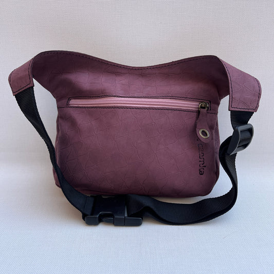 Special Fuchsia &amp; Old Gold BioCuir® natural leather Exclusive Piece No. 12109