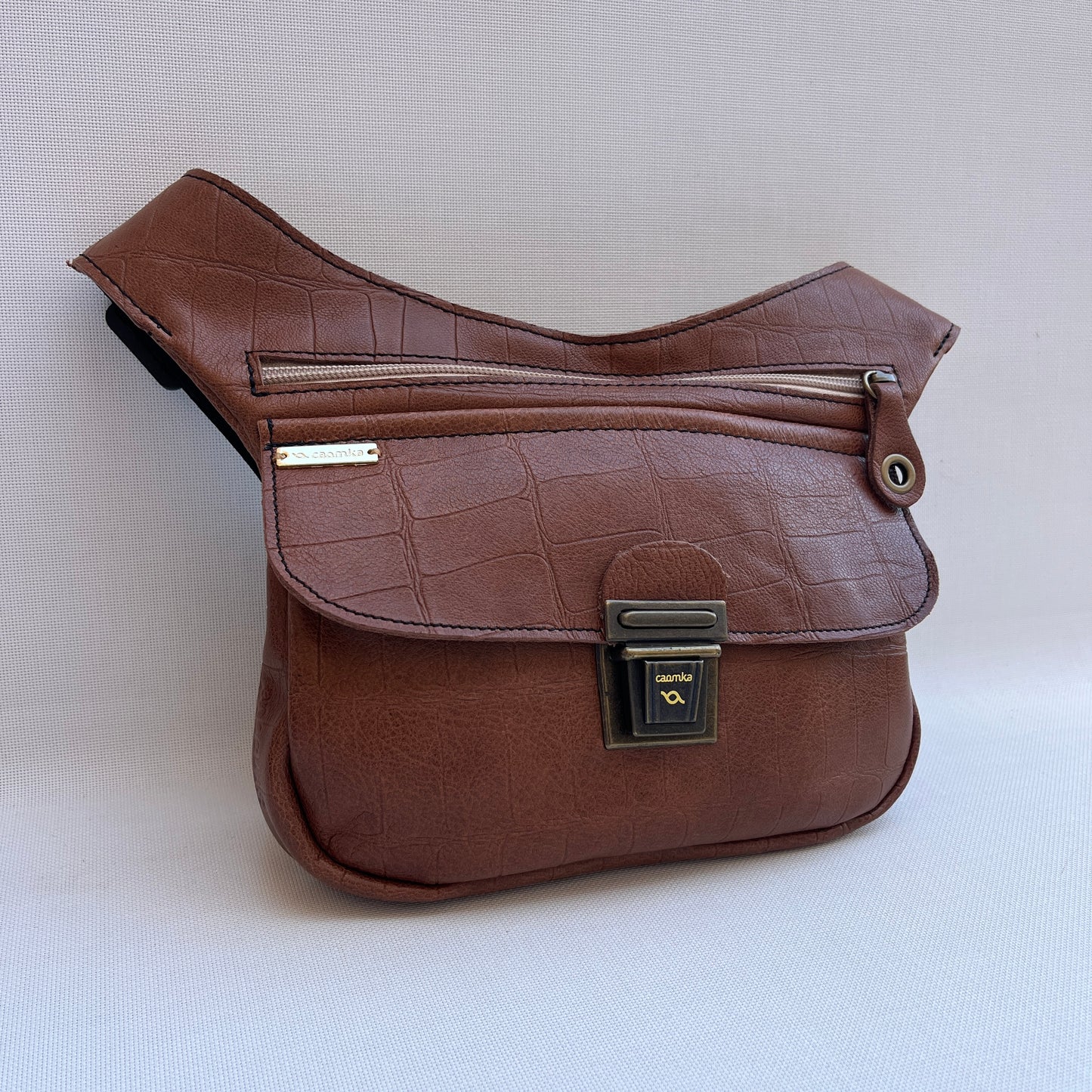 Special Brown Embossed · Piel natural BioCuir® · Pieza Única Núm. 13781