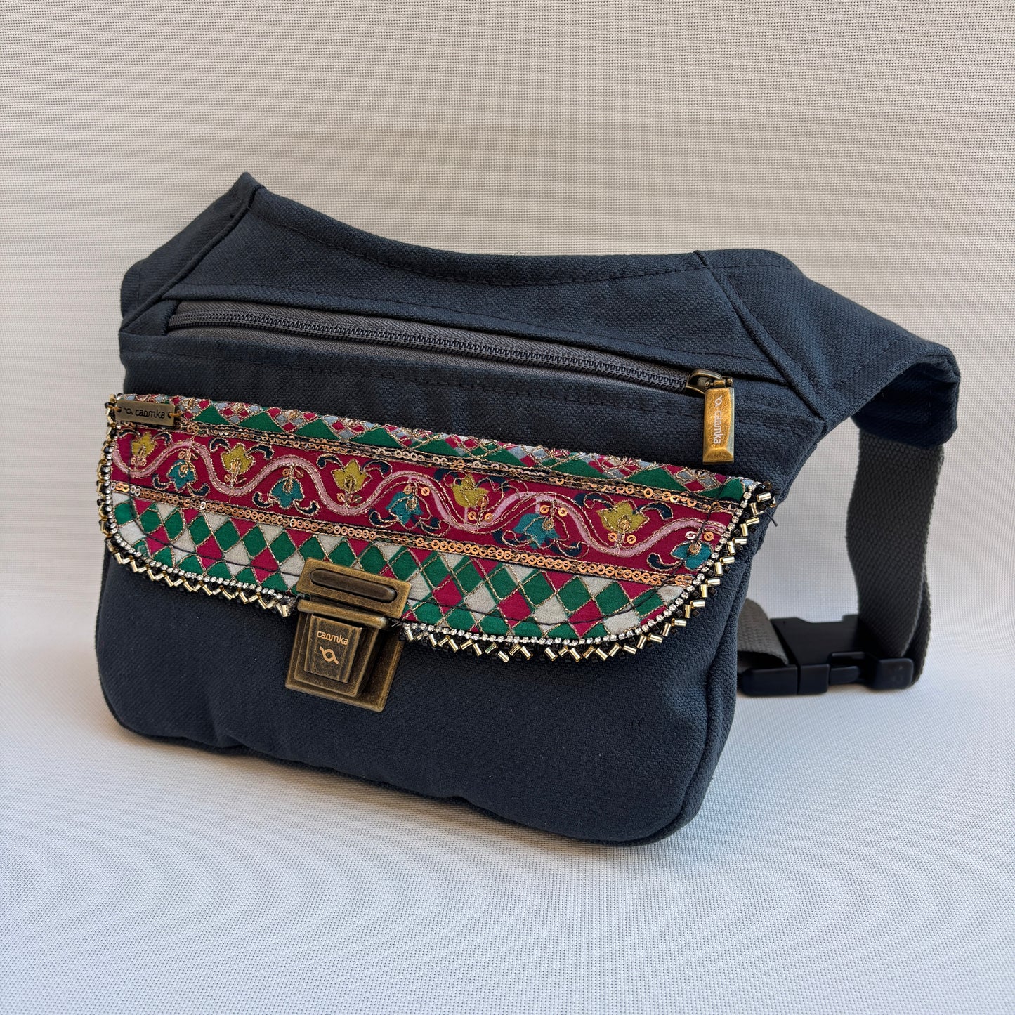 Riñonera "Special Dark Blue &  India" · Pieza única Núm. 18834