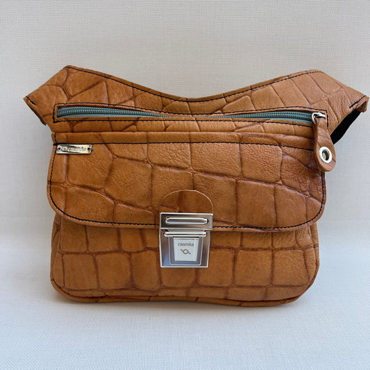 Special Brown Embossed · Piel natural BioCuir® · Pieza Única Núm. 13786