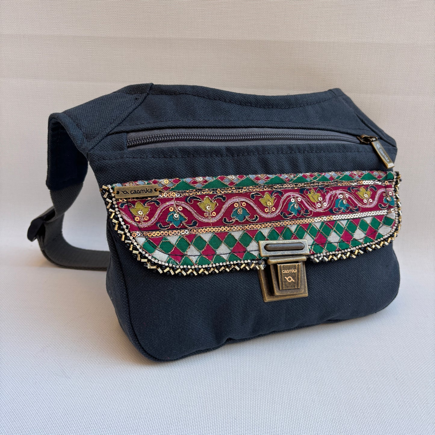 Riñonera "Special Dark Blue &  India" · Pieza única Núm. 18834