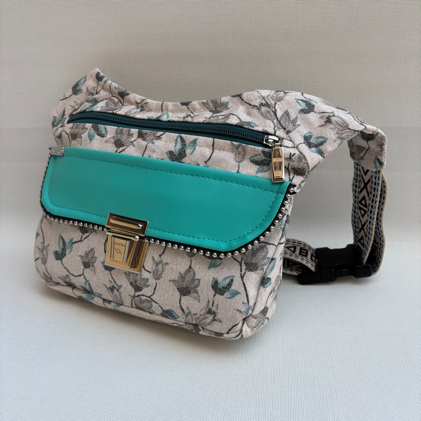 Riñonera "Autumn Esmeralda Top" · Impermeable · Pieza Única Núm. 17875
