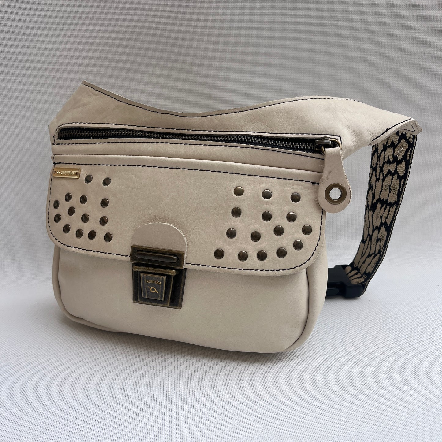 Premium TOP Beige/Marfil & Old Gold · Piel - Cuero · Pieza Única Núm. 15350