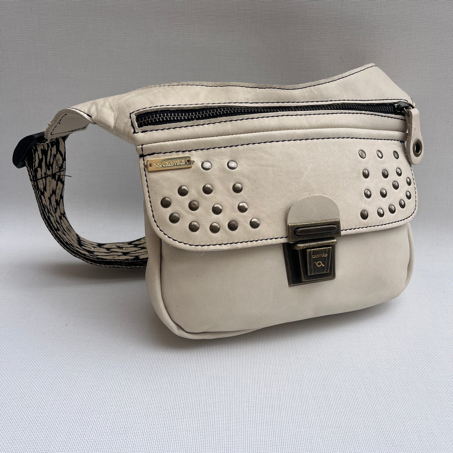Premium TOP Beige/Marfil & Old Gold · Piel - Cuero · Pieza Única Núm. 15350