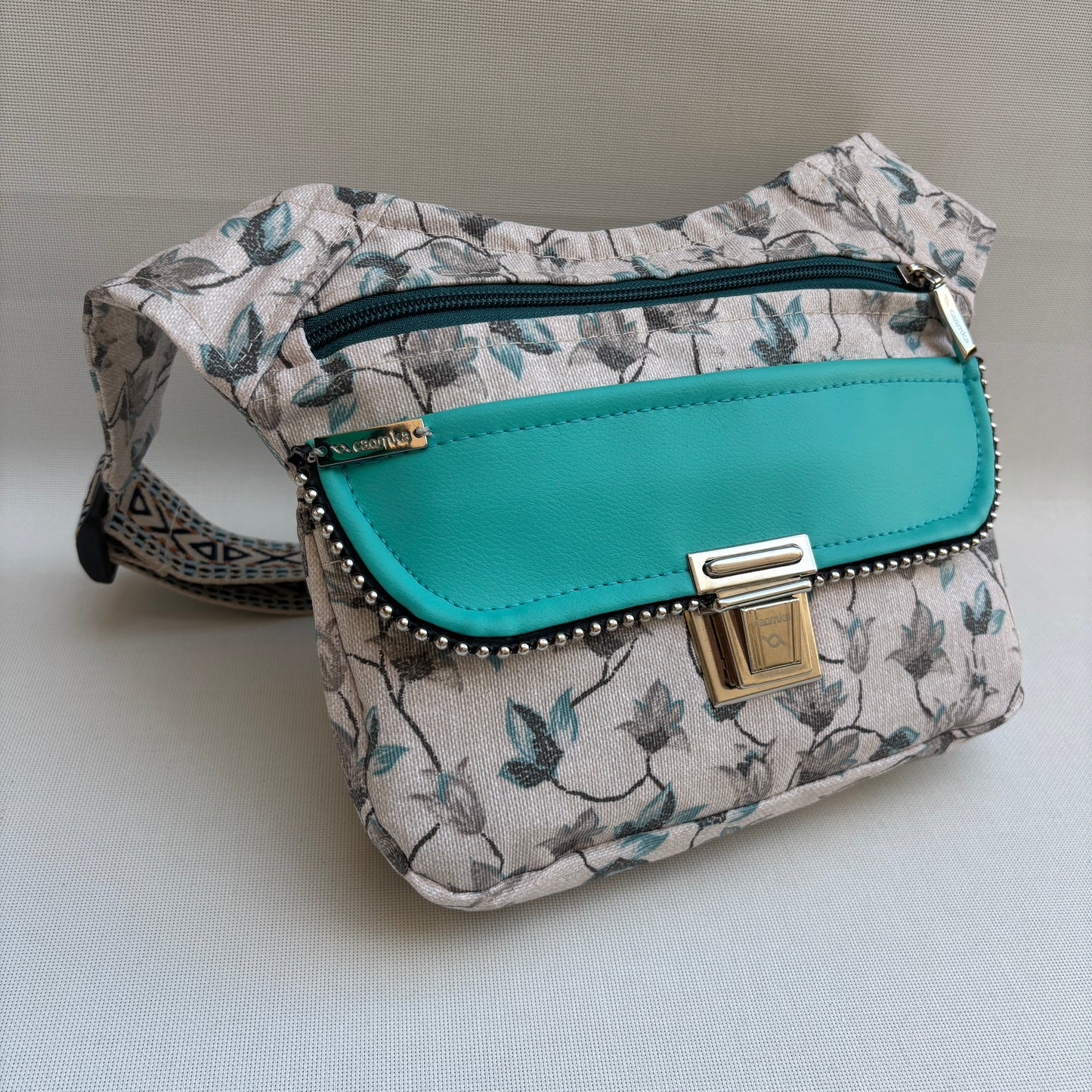 Riñonera "Autumn Esmeralda Top" · Impermeable · Pieza Única Núm. 17875
