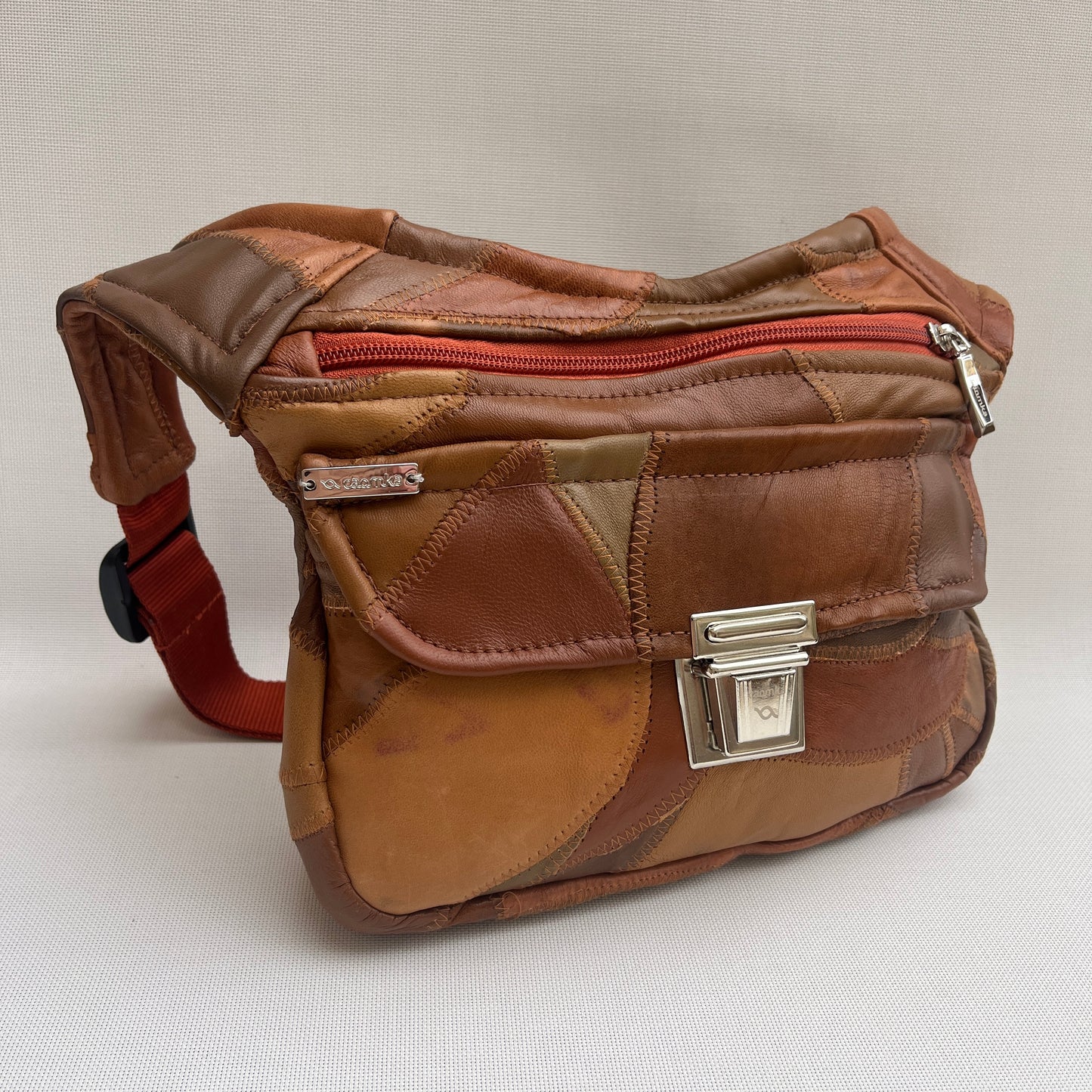 Patchwork Brown Vintage & Silver · Piel / Cuero Vintage · Pieza Única Núm. 15360