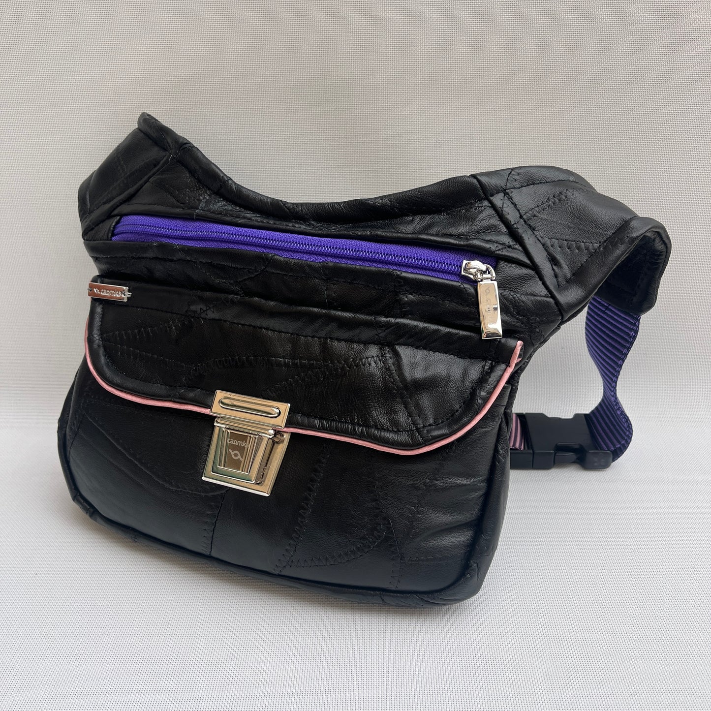 Patchwork Black Vintage & Silver · Piel / Cuero Vintage · Pieza Única Núm. 15361