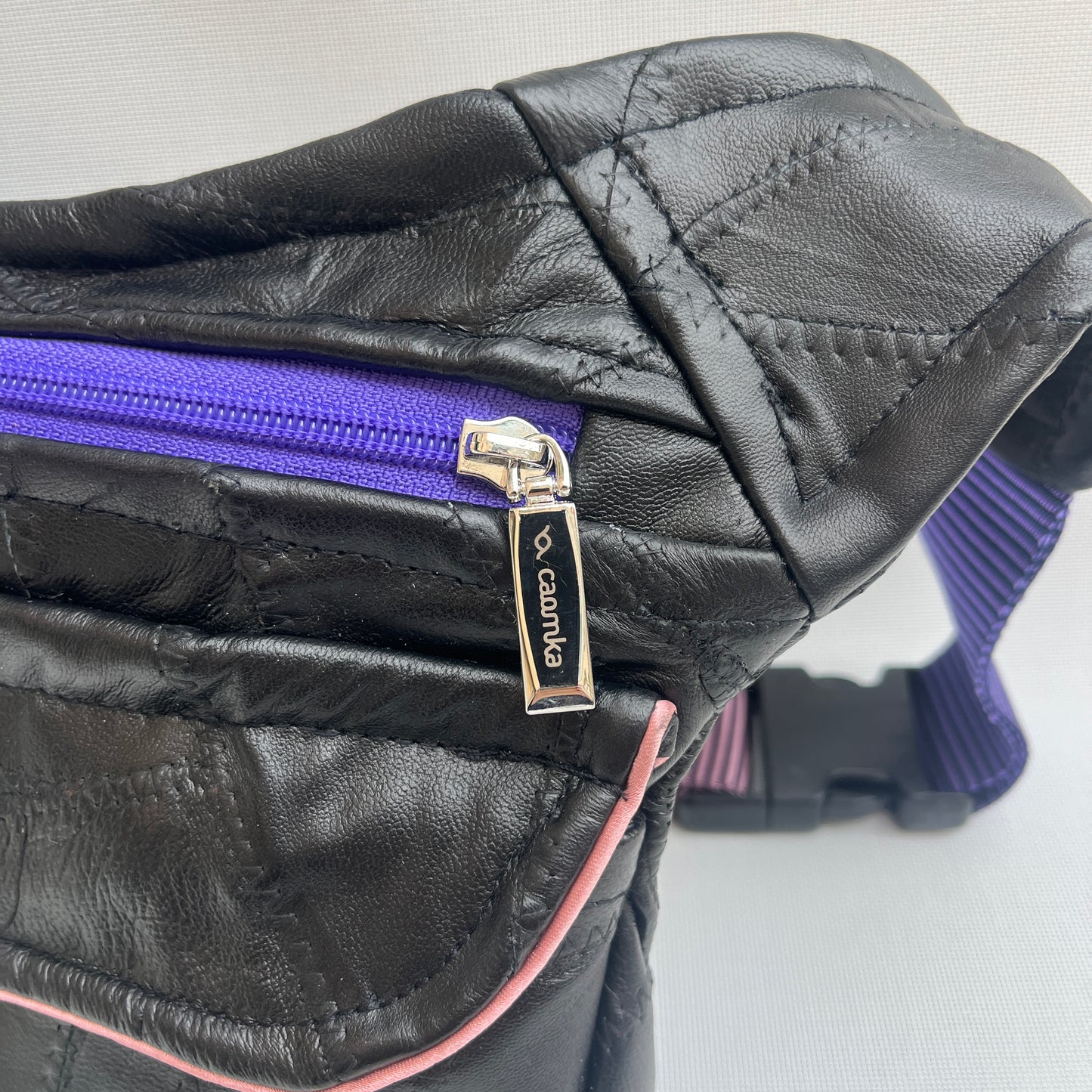 Patchwork Black Vintage & Silver · Piel / Cuero Vintage · Pieza Única Núm. 15361