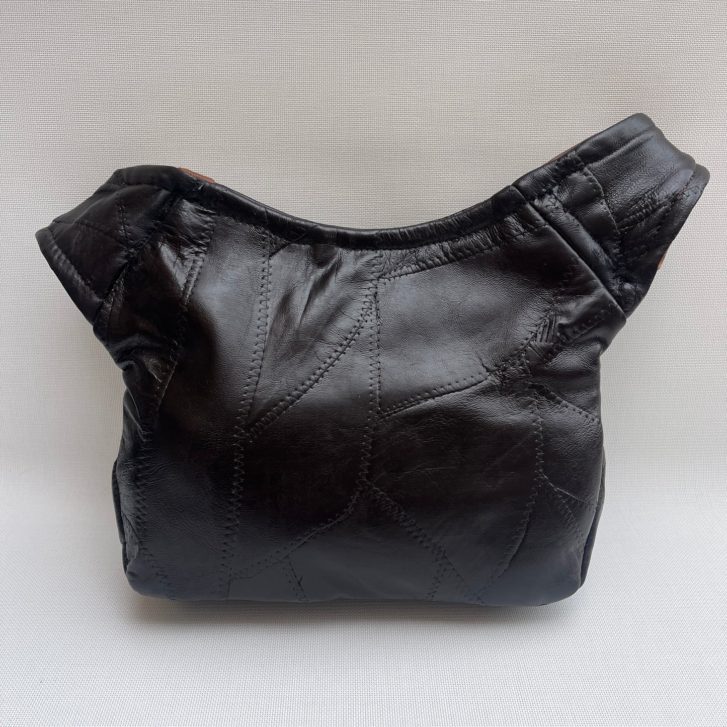 Patchwork Black/Brown Vintage & Golden · Piel / Cuero Vintage · Pieza Única Núm. 15362