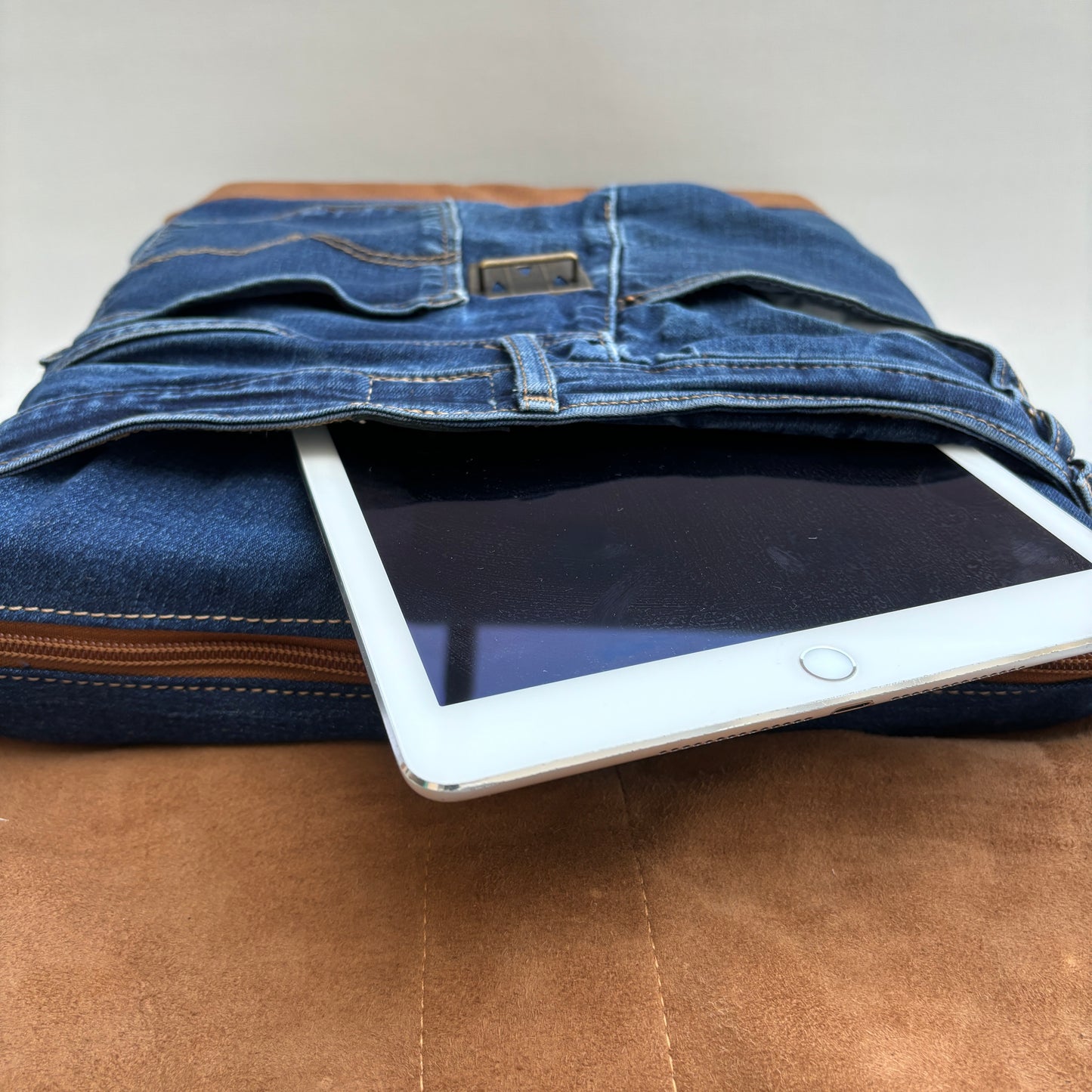 Mochila Top Caomka Recycled ♻️ Jeans · Pieza Única 16226