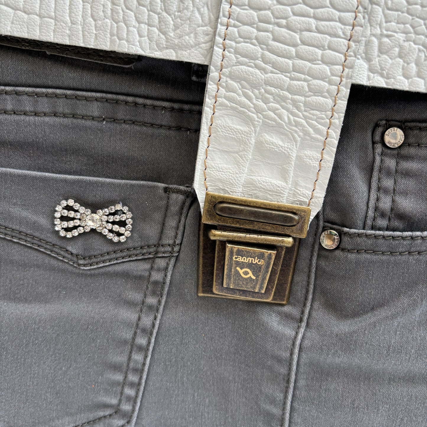 Mochila Top Caomka Recycled ♻️ Jeans · Pieza Única 16227