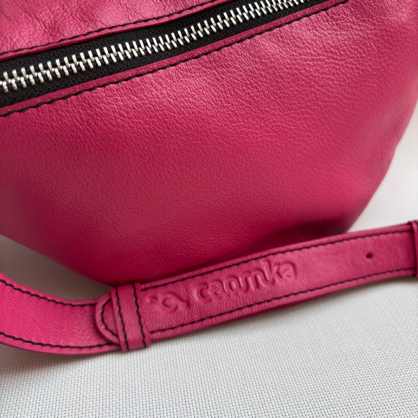 Premium Retro Chic Green BioCuir® Natural Leather Exclusive Piece No. 12639