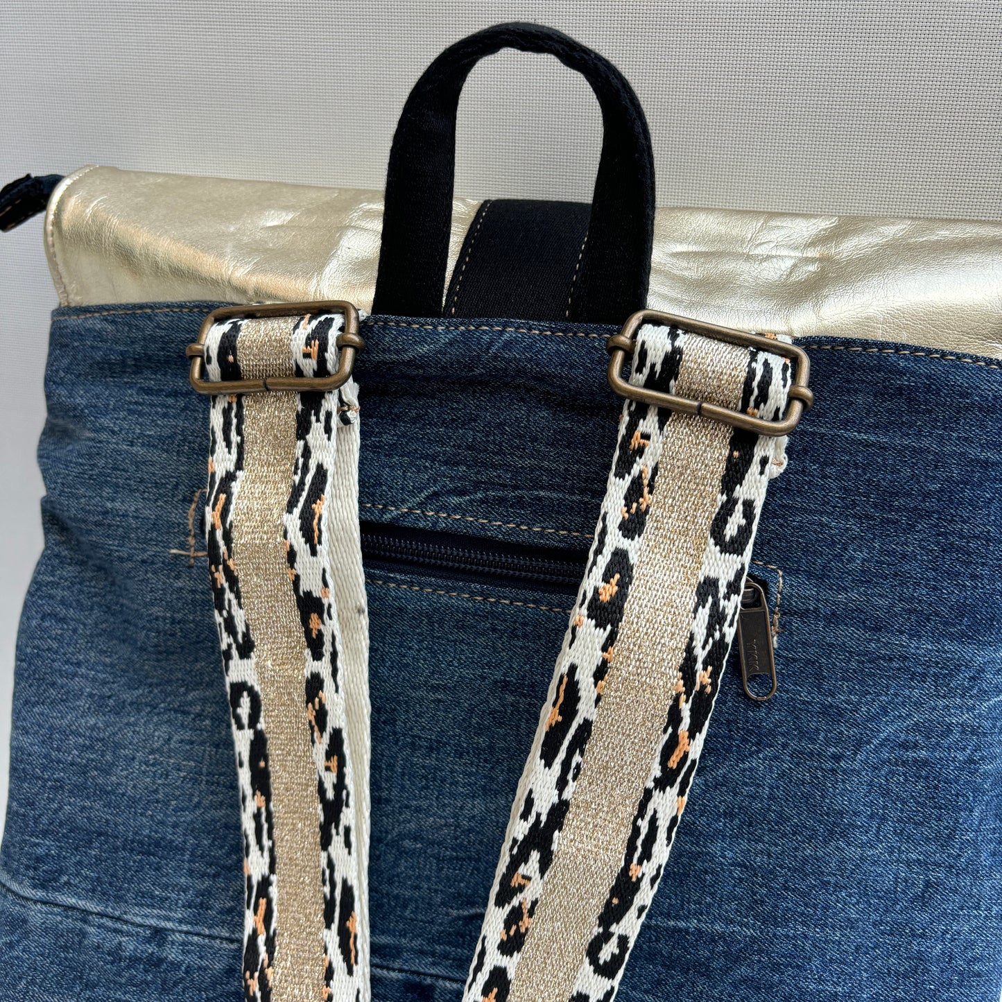 Mochila Top Caomka Recycled ♻️ Jeans · Pieza Única 16236