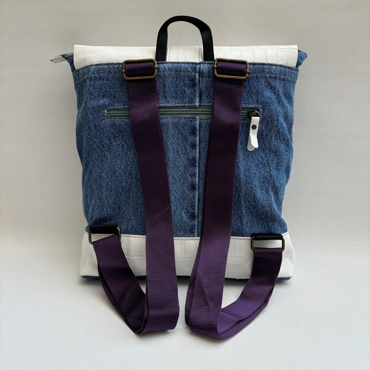 Mochila Top Caomka Recycled ♻️ Jeans · Pieza Única 16237