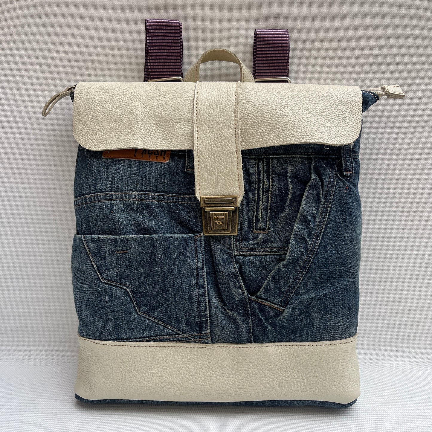 Mochila Top Caomka Recycled ♻️ Jeans · Pieza Única 15339