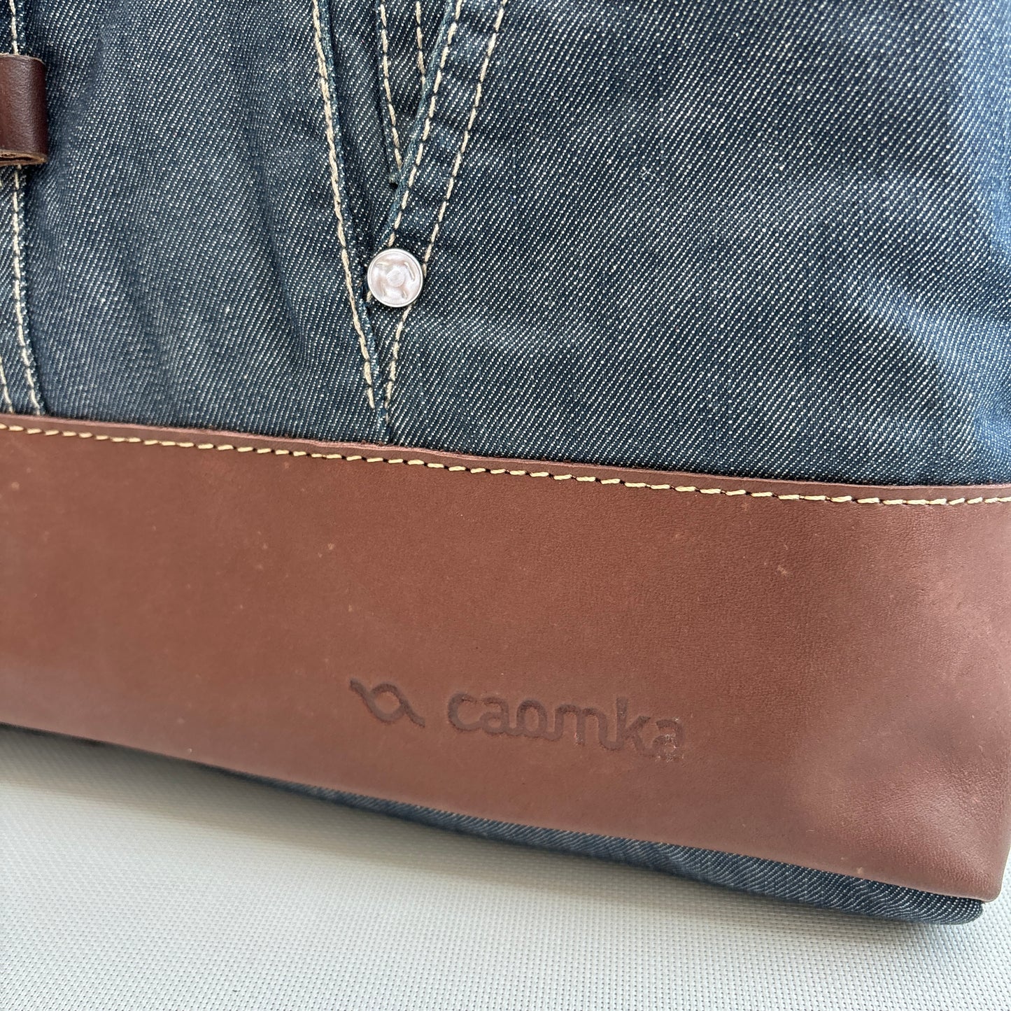Mochila Top Caomka Recycled ♻️ Jeans · Pieza Única 16234