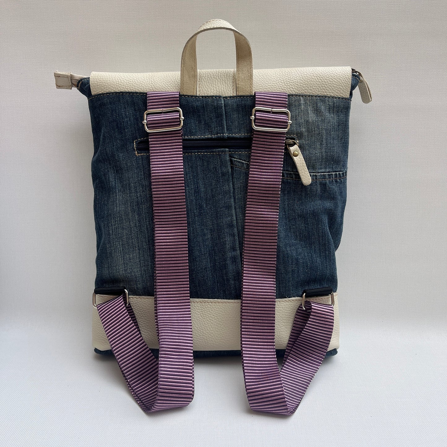 Mochila Top Caomka Recycled ♻️ Jeans · Pieza Única 15339