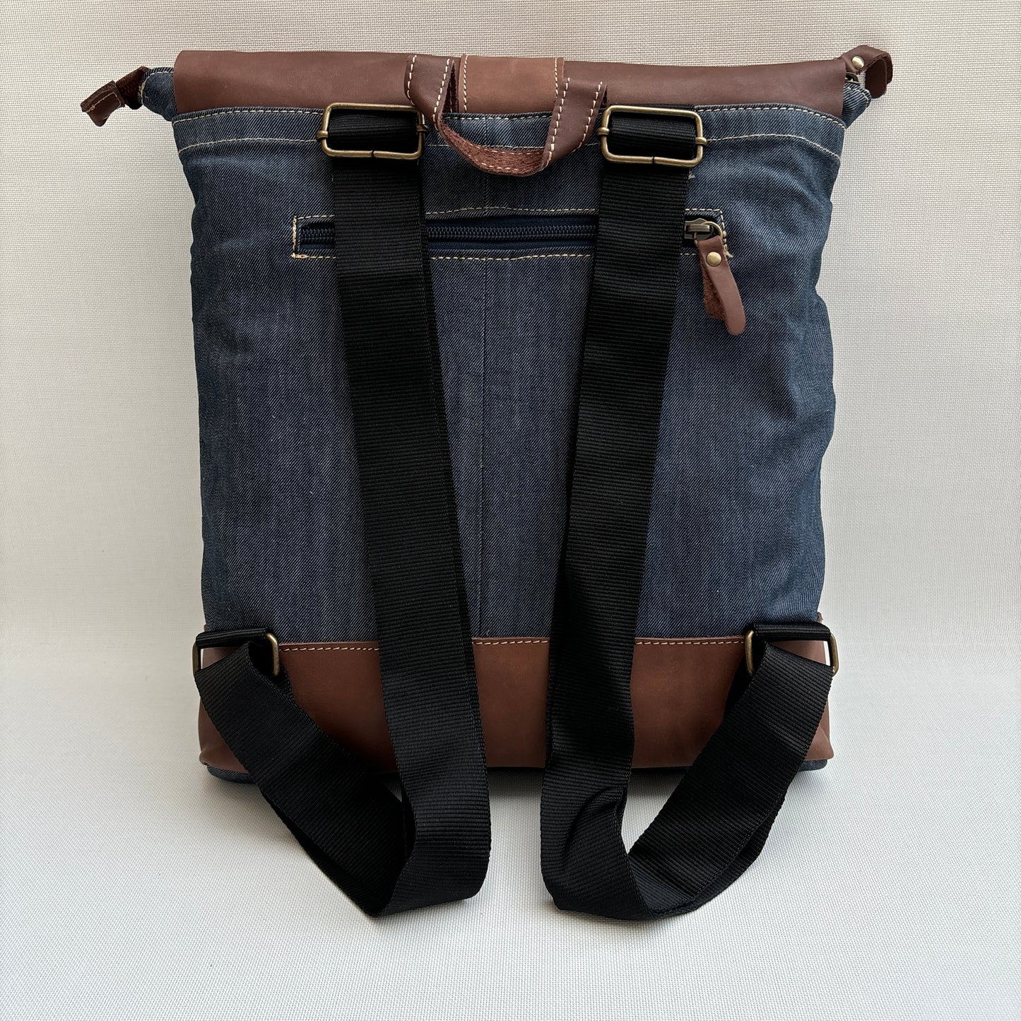 Mochila Top Caomka Recycled ♻️ Jeans · Pieza Única 16234