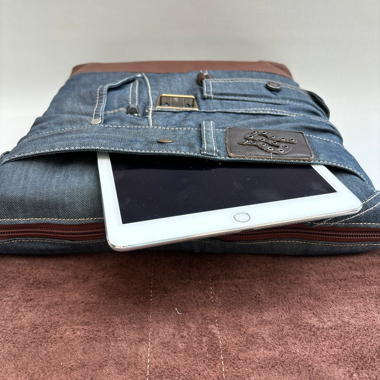 Mochila Top Caomka Recycled ♻️ Jeans · Pieza Única 16234