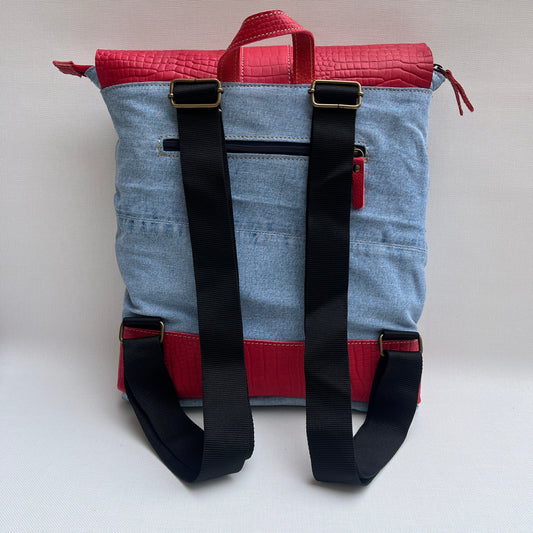 Mochila Top Caomka Recycled ♻️ Jeans · Pieza Única 15340