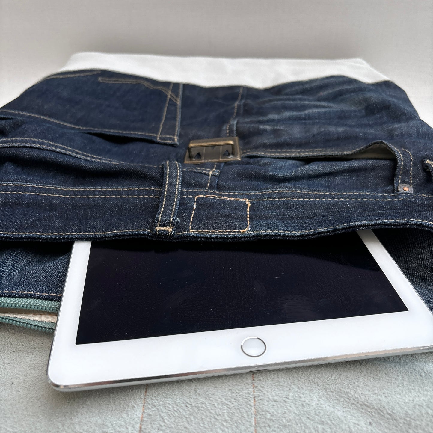 Mochila Top Caomka Recycled ♻️ Jeans · Pieza Única 16235