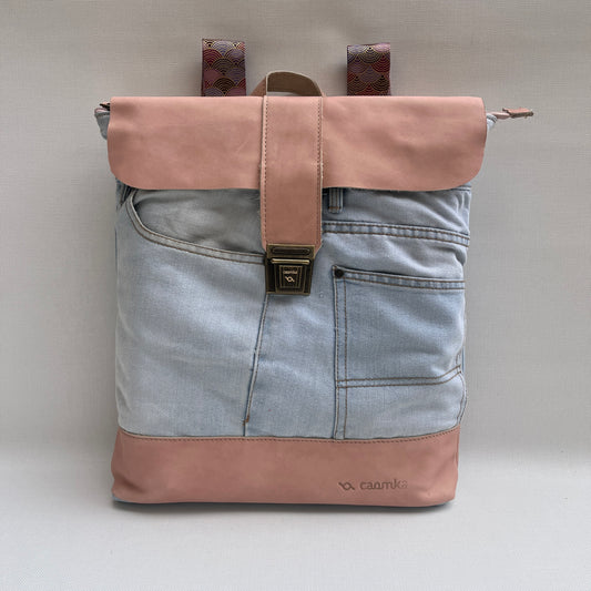 Mochila Top Caomka Recycled ♻️ Jeans · Pieza Única 15343