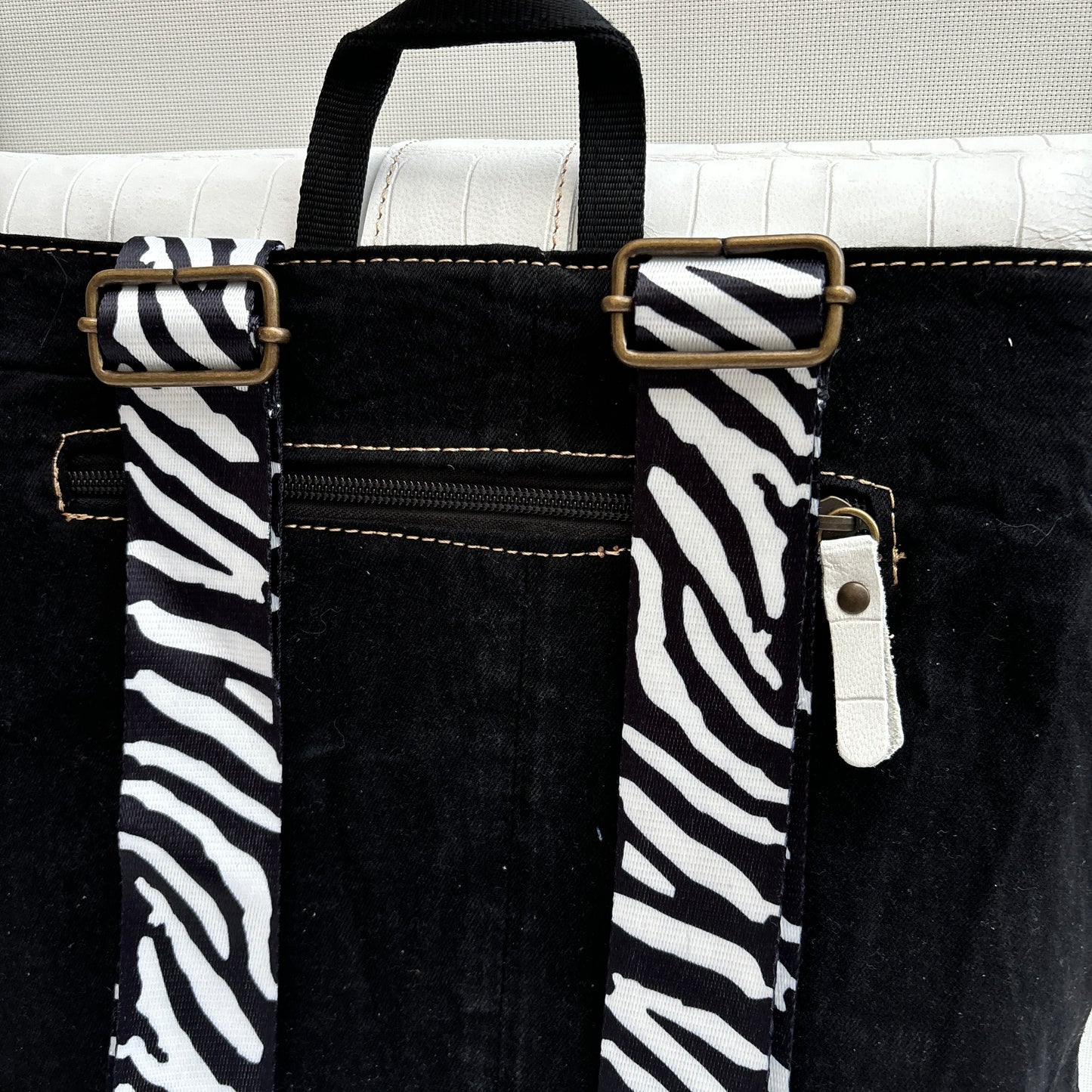 Mochila Top Caomka Recycled ♻️ Jeans · Pieza Única 16224