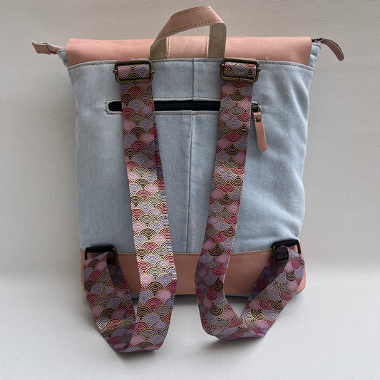 Mochila Top Caomka Recycled ♻️ Jeans · Pieza Única 15343