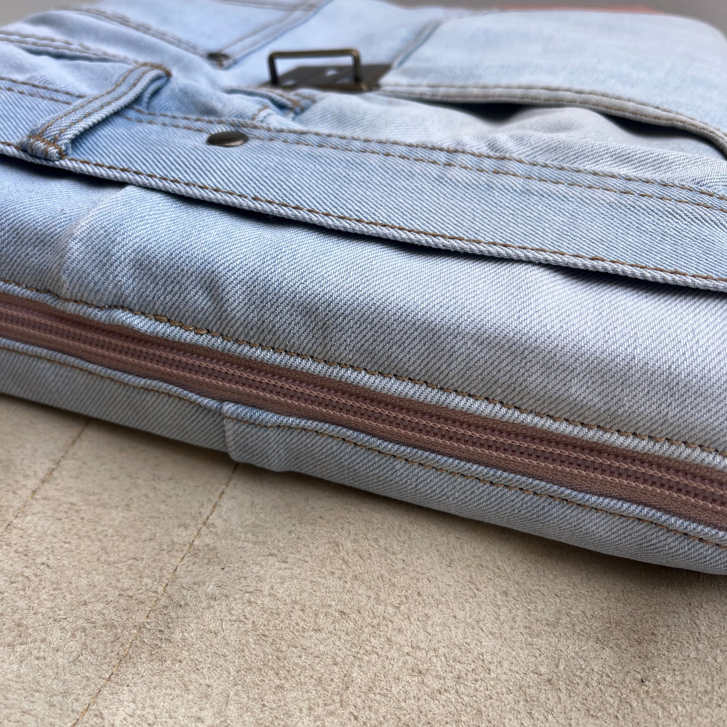 Mochila Top Caomka Recycled ♻️ Jeans · Pieza Única 15343