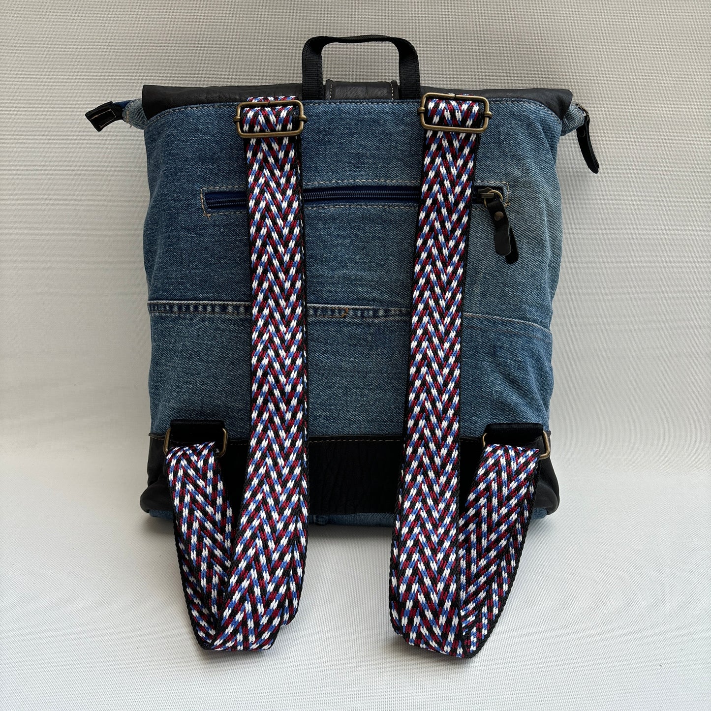 Mochila Top Caomka Recycled ♻️ Jeans · Pieza Única 16223