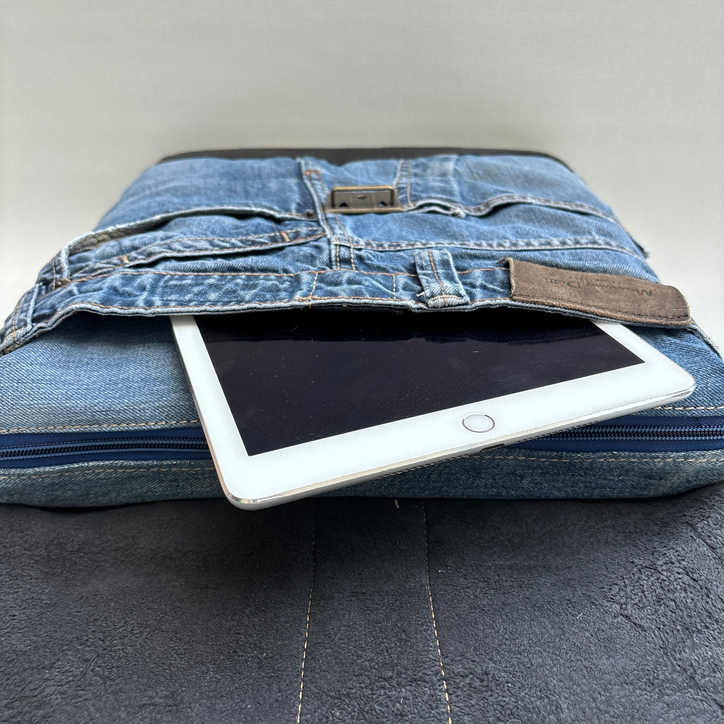 Mochila Top Caomka Recycled ♻️ Jeans · Pieza Única 16223