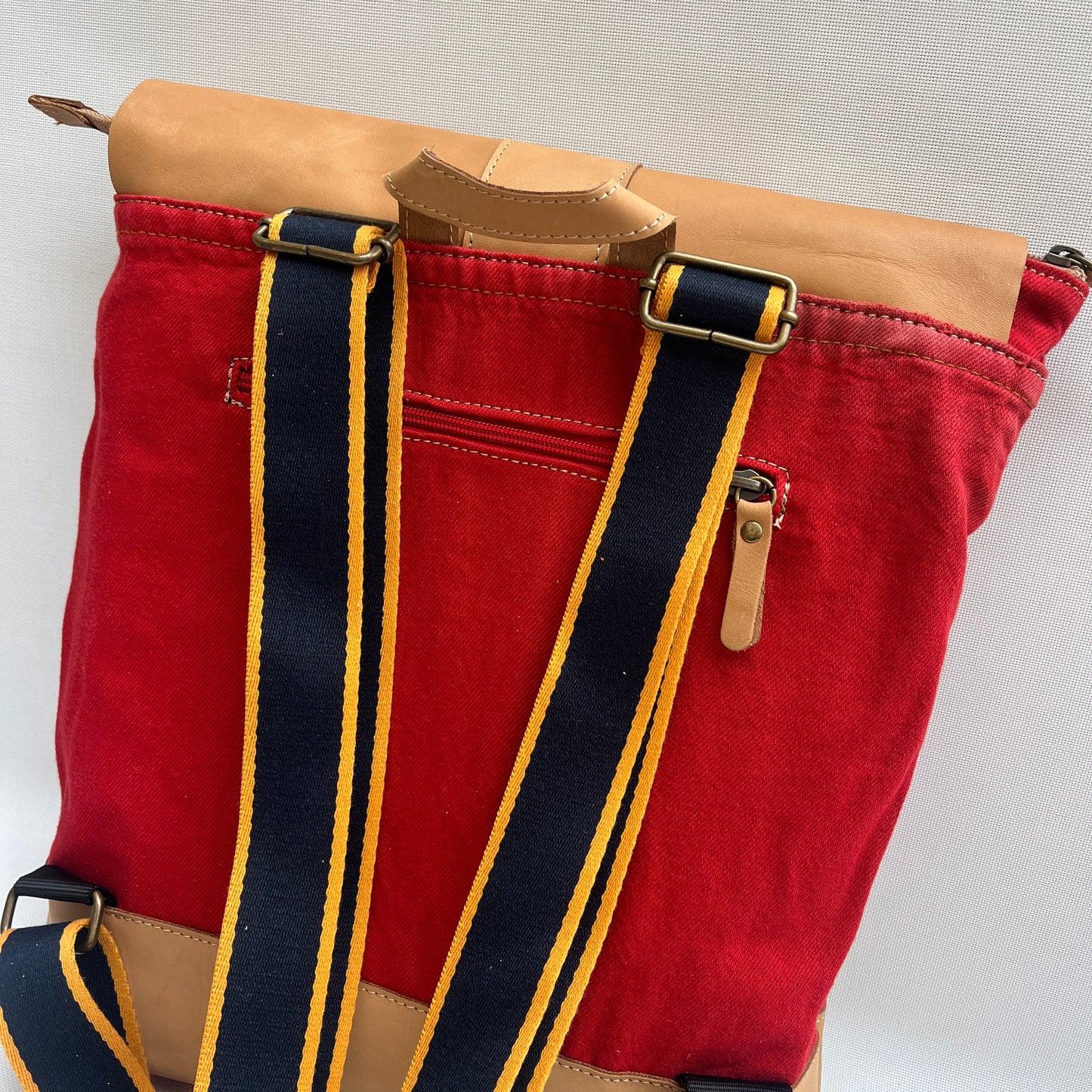 Mochila Top Caomka Recycled ♻️ Jeans · Pieza Única 15345