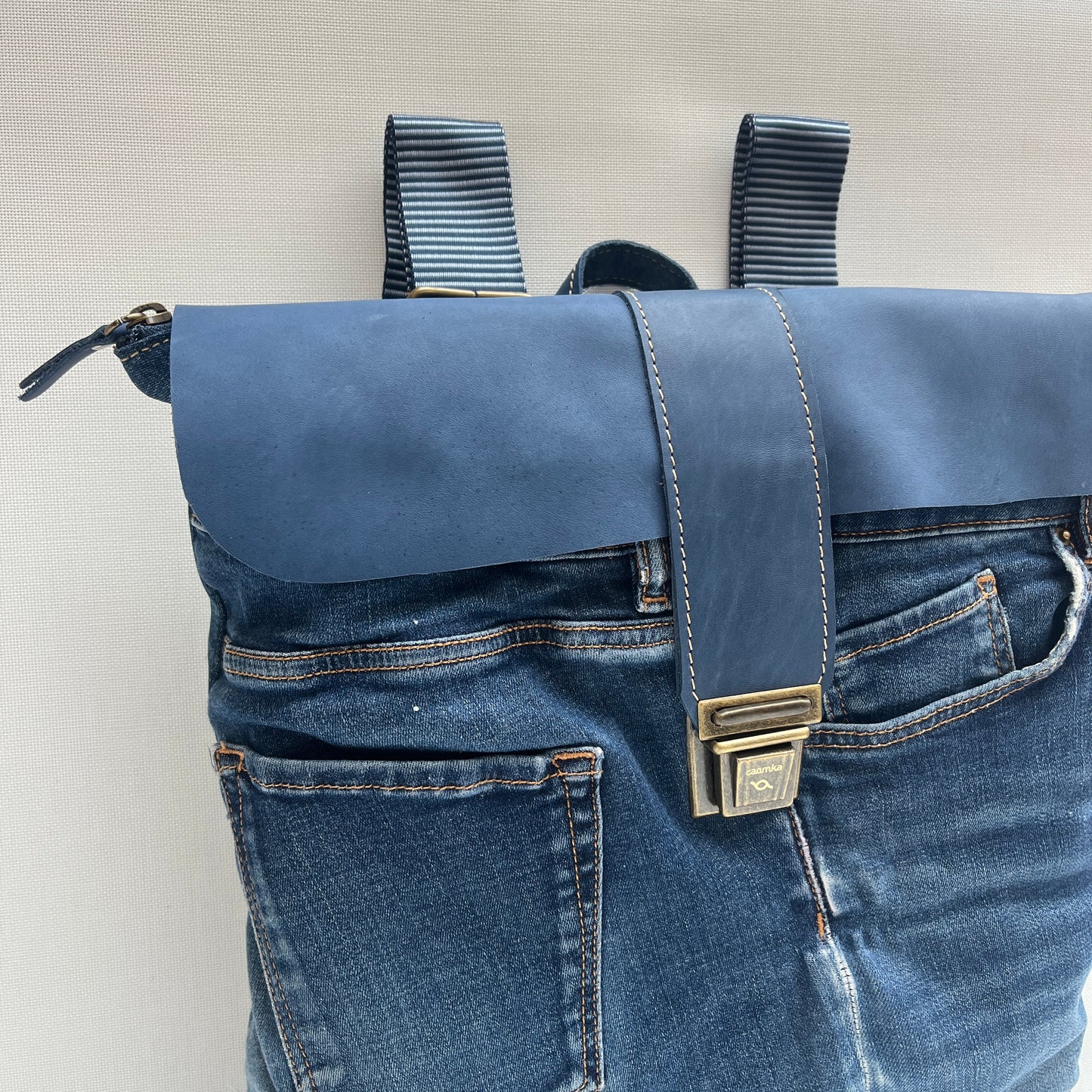 Mochila Top Caomka Recycled ♻️ Jeans · Pieza Única 15346