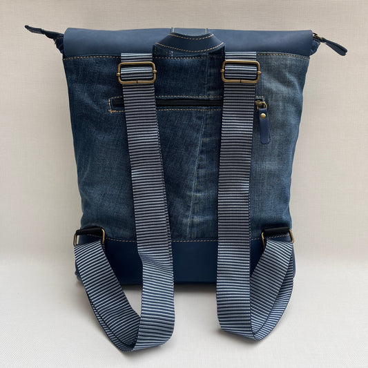 Mochila Top Caomka Recycled ♻️ Jeans · Pieza Única 15346