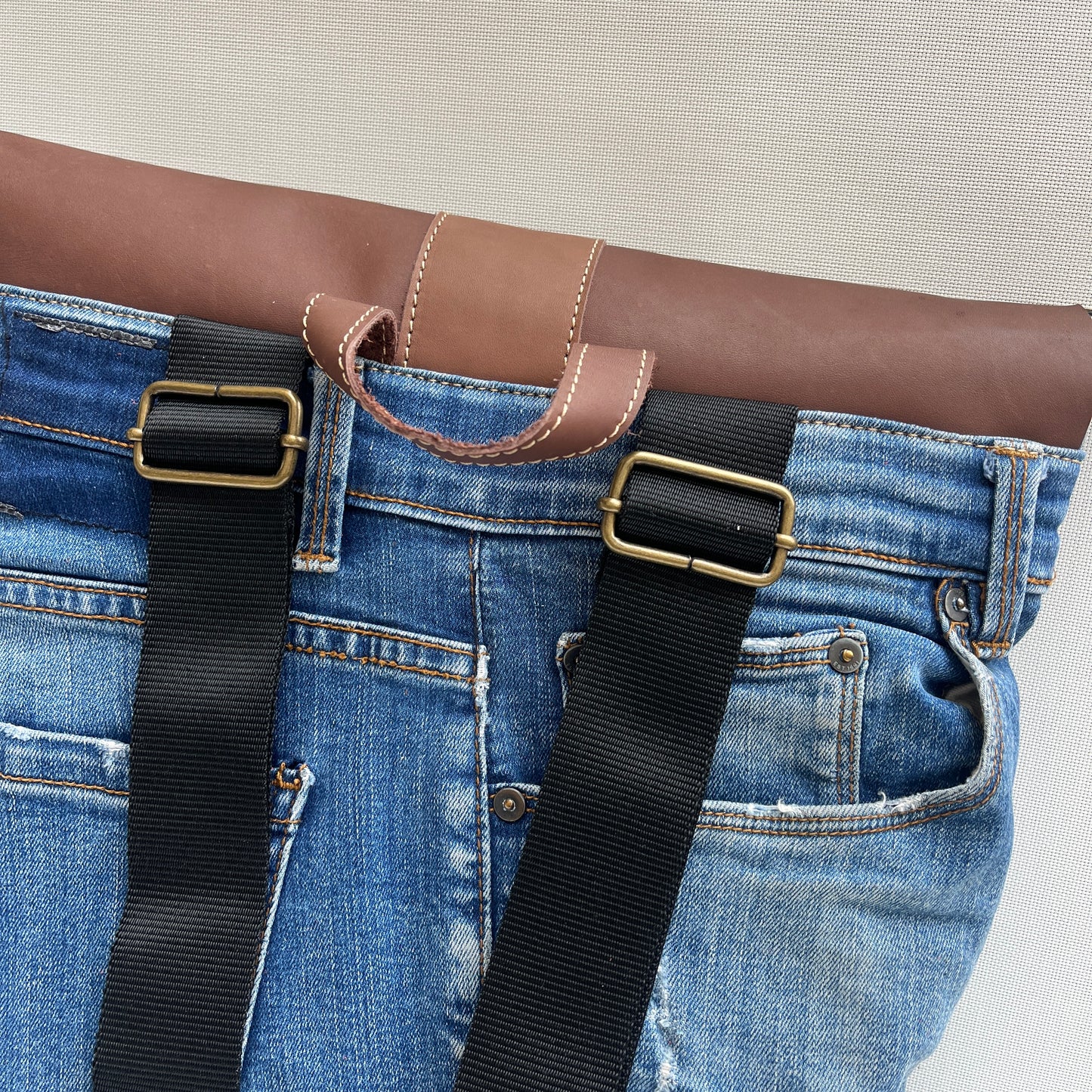 Mochila Top Caomka Recycled ♻️ Jeans · Pieza Única 15347