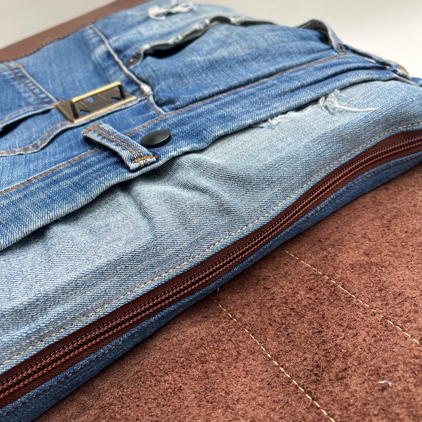 Mochila Top Caomka Recycled ♻️ Jeans · Pieza Única 15347