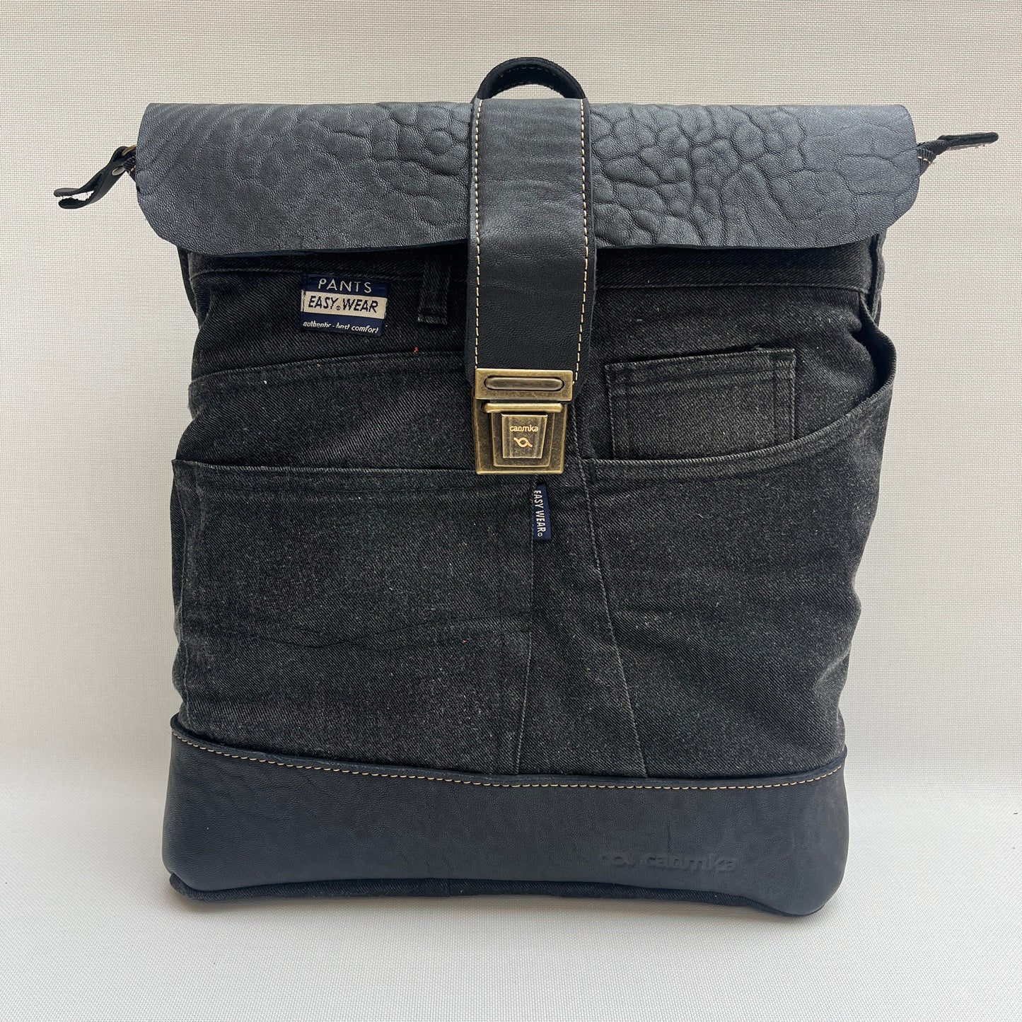 Mochila Top Caomka Recycled ♻️ Jeans · Pieza Única 15348