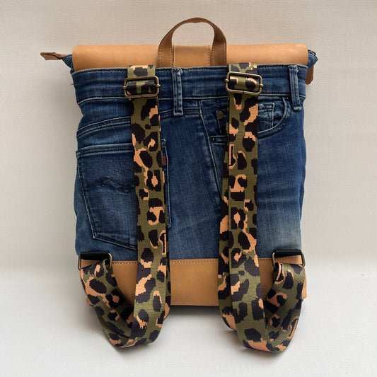 Mochila Top Caomka Recycled ♻️ Jeans · Pieza Única 15349