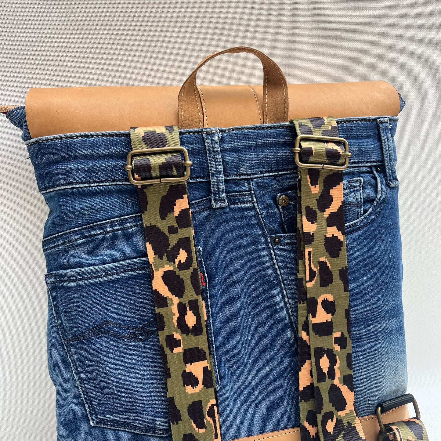 Mochila Top Caomka Recycled ♻️ Jeans · Pieza Única 15349