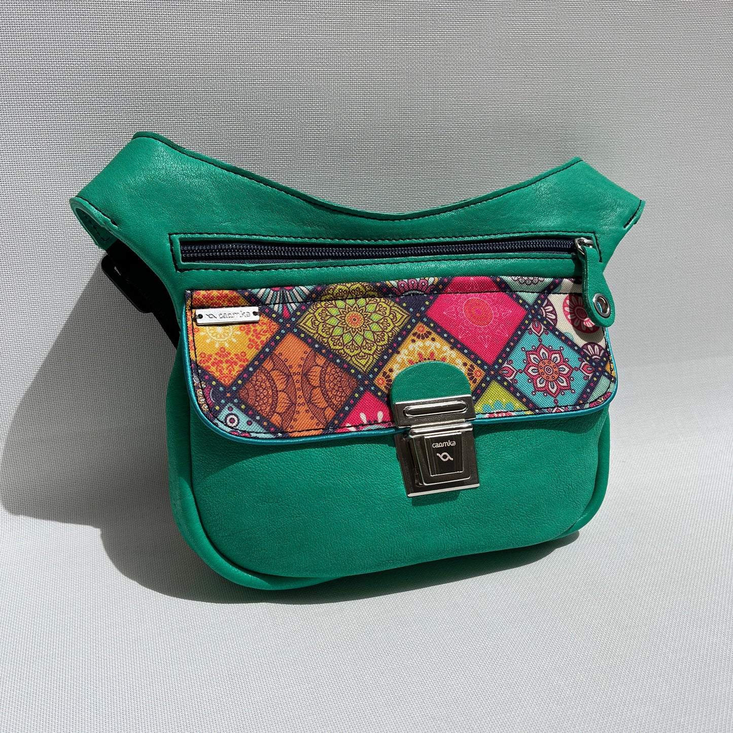 Special Green & Mandalas · Piel natural BioCuir® · Pieza Única Núm. 13849