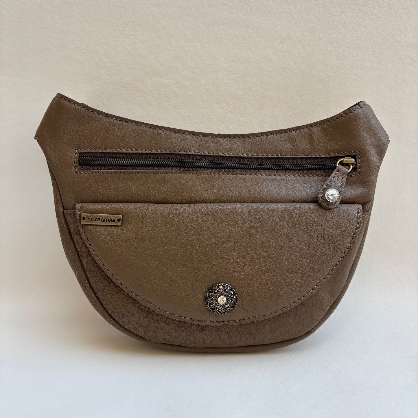 Riñonera Luna "Special Brown Luxury" · Piel · Pieza Exclusiva Núm. 19383