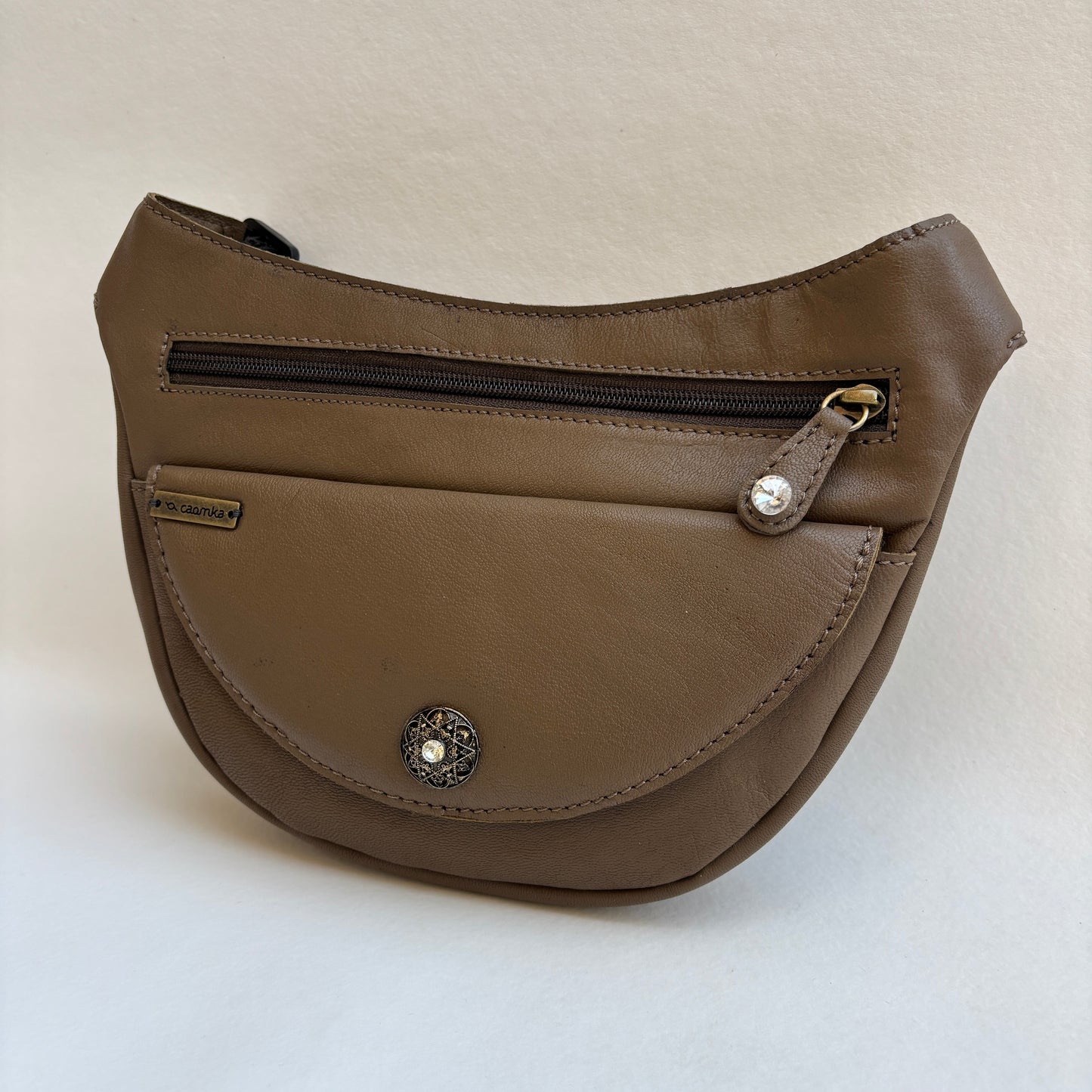 Riñonera Luna "Special Brown Luxury" · Piel · Pieza Exclusiva Núm. 19383