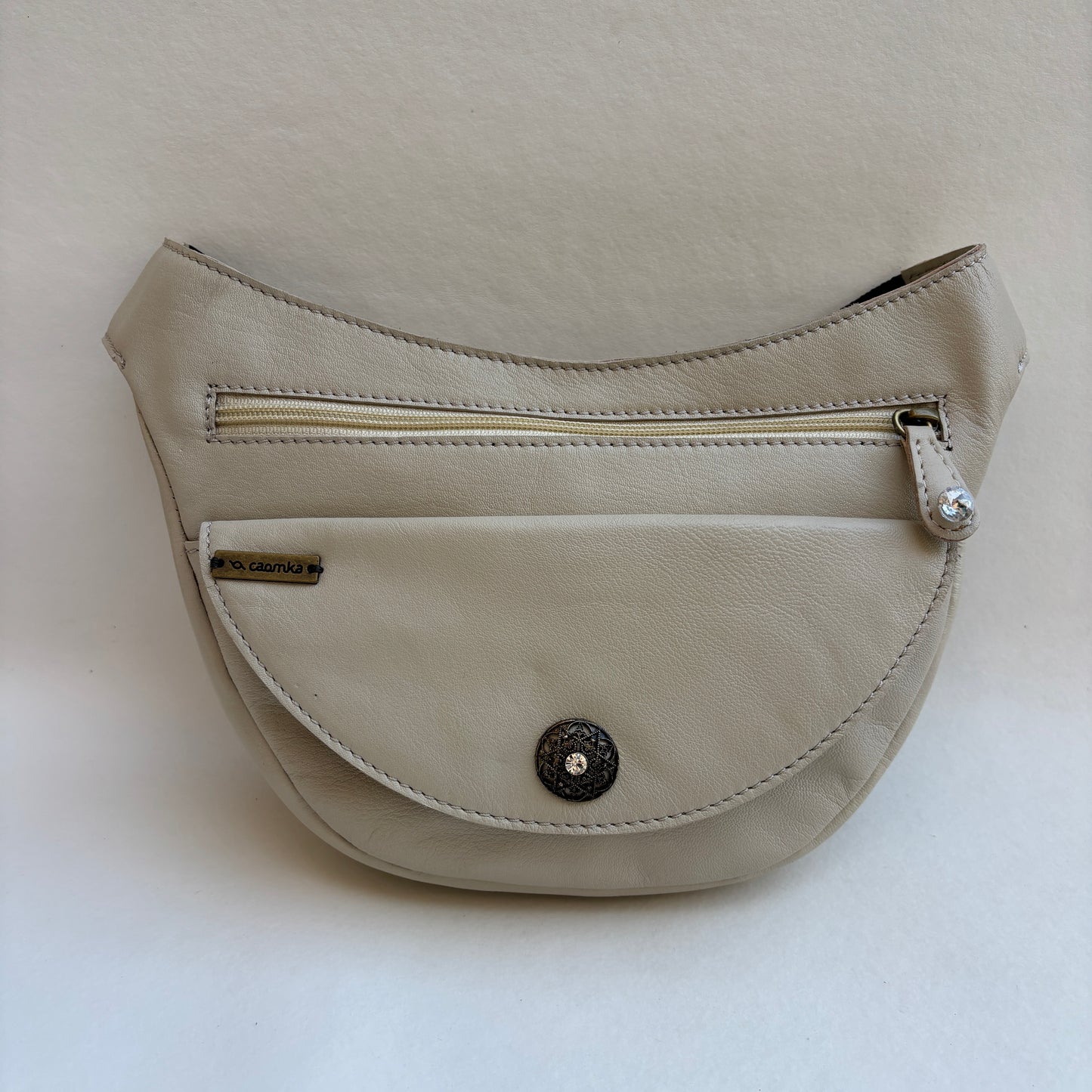 Riñonera Luna "Special Beige Luxury" · Piel · Pieza Exclusiva Núm. 19384