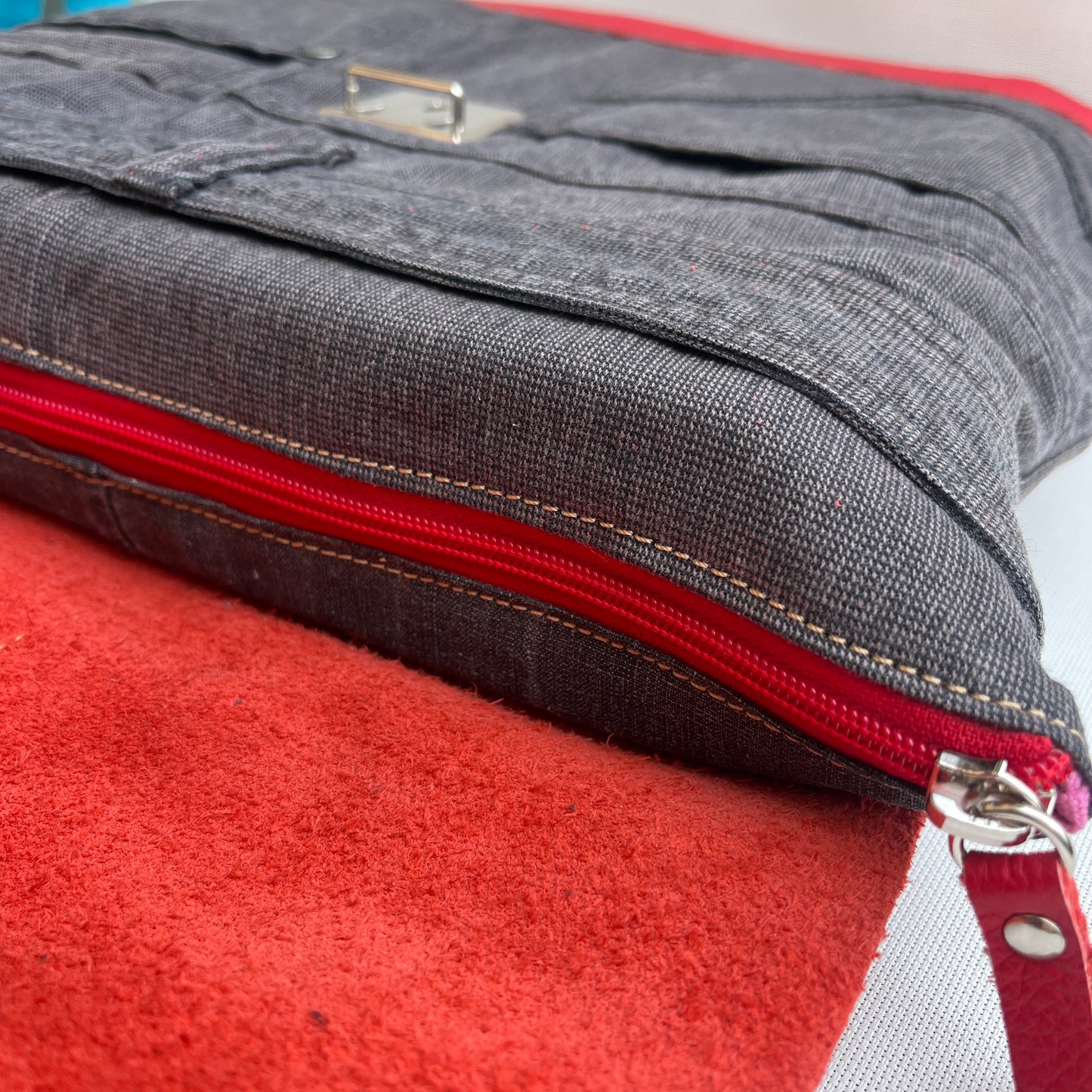 Mochila Top Caomka Recycled ♻️ Jeans · Pieza Única 15352