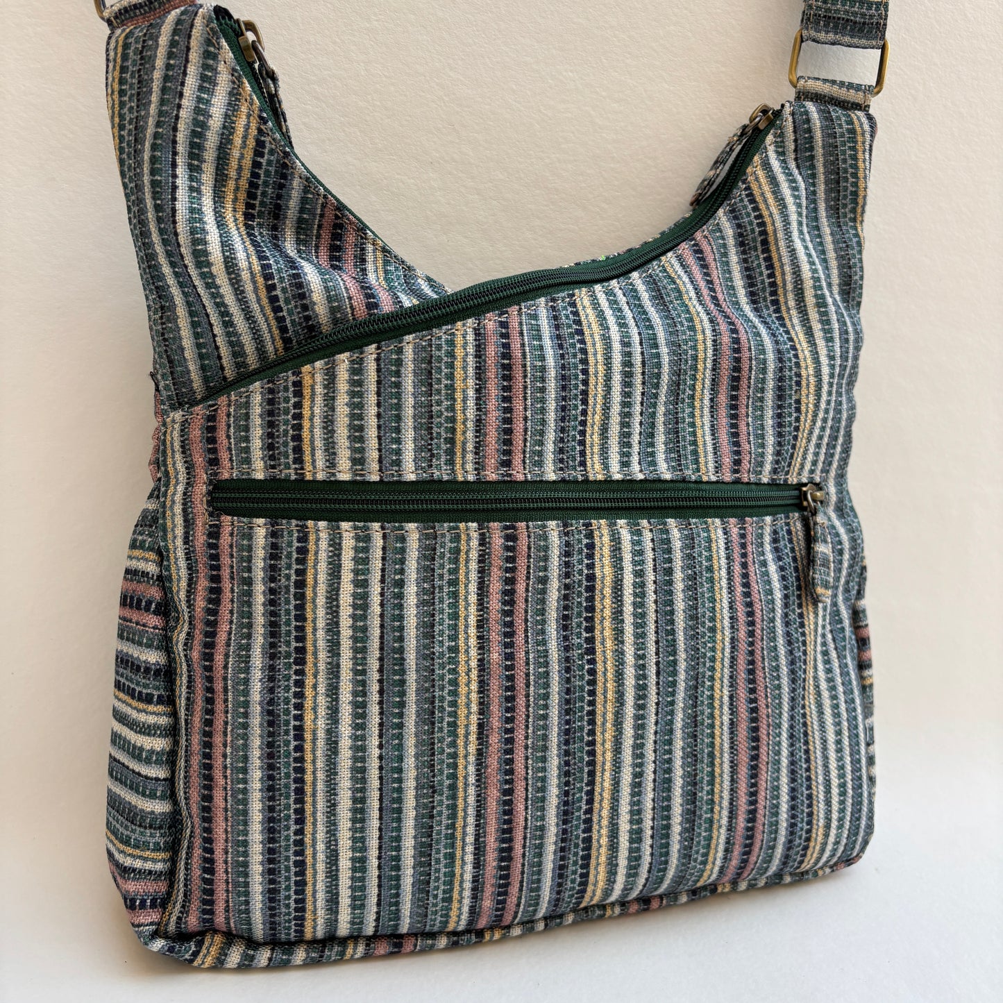 Bolso Bandolera Súper Caomka "Ocean Mint" · Pieza Única Núm. 19358