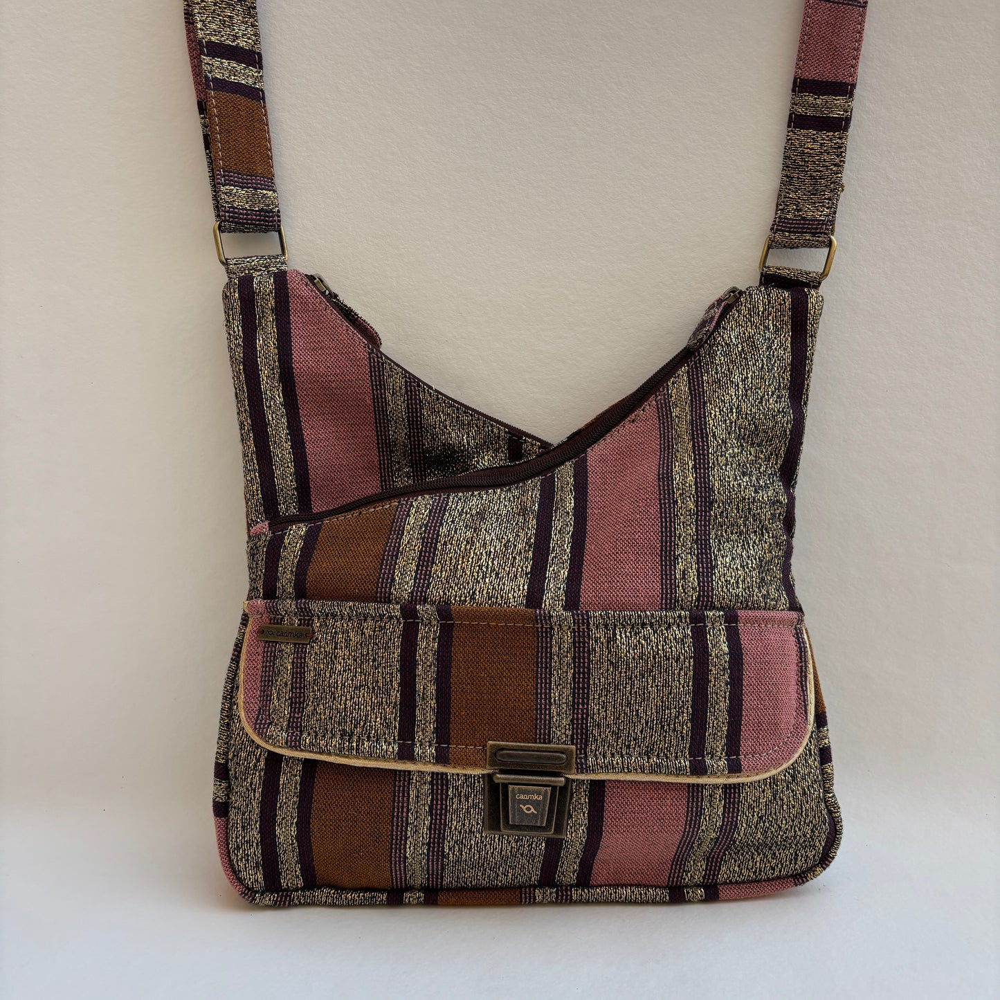 Bolso Bandolera Súper Caomka "Vintage Rose" · Pieza Única Núm. 19359