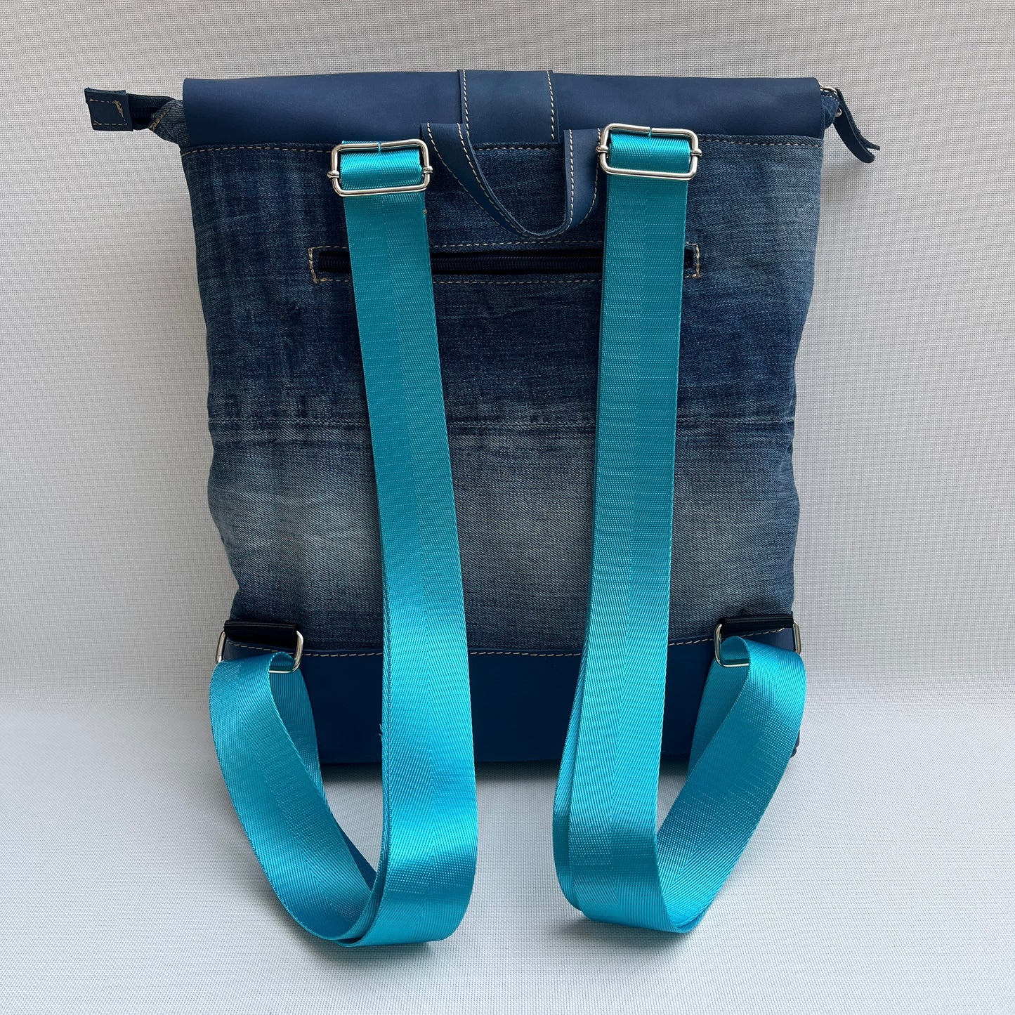 Mochila Top Caomka Recycled ♻️ Jeans · Pieza Única 15353